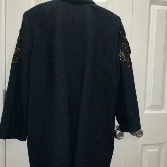 Criscione Blue Blazer with Gold Details and Tassels - Plus L - Picture 10 of 10